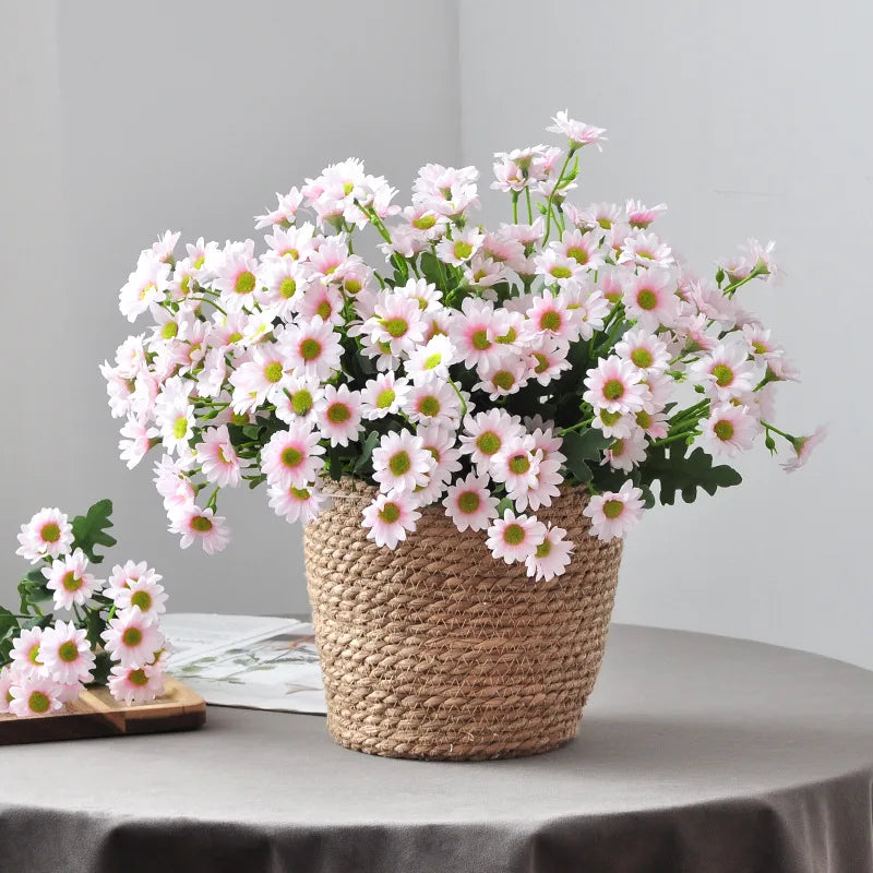 Silk Daisy Artificial Flower Bouquet – Wedding & Home Decor Artificial Flower Bouquet Babs