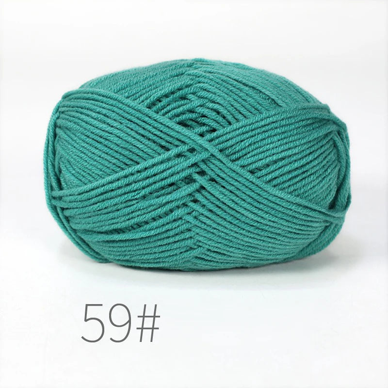 10 Balls 500g Soft Milk Cotton Yarn for Knitting & Crochet Knitting Crochet Yarn Babs 59 10pcs