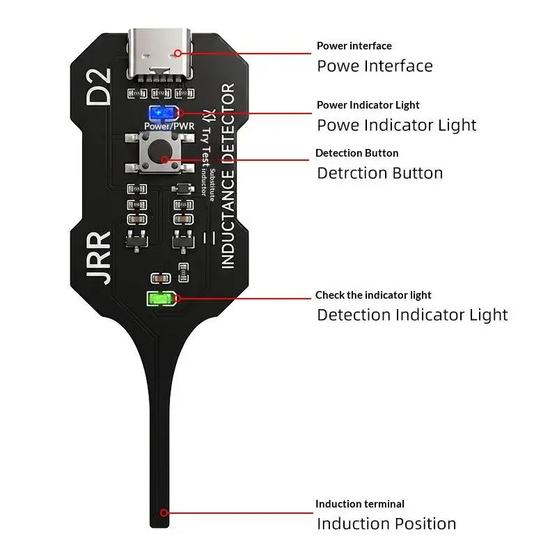 V2.0 Type-C Inductance Tester – Coil & Component Fault Detector Inductance Tester Babs