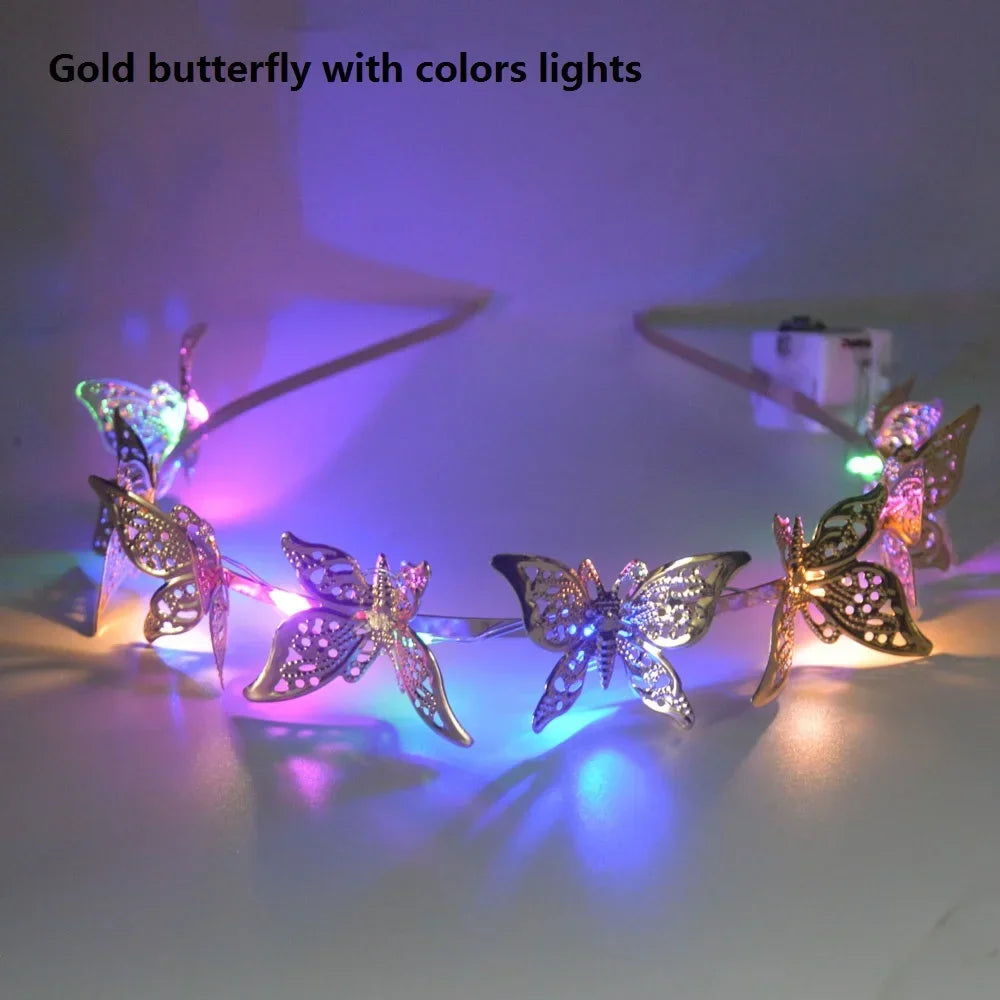 LED Light-Up Glow Headband for Kids & Adults – Party & Wedding LED Glow Headband Babs 22