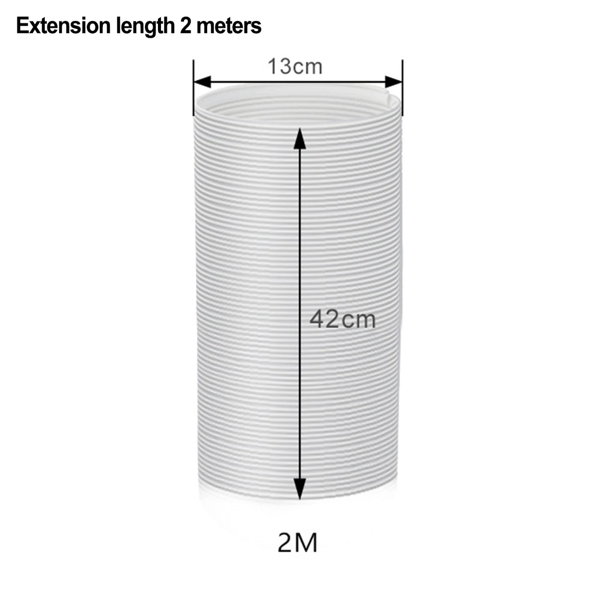 Telescopic AC Exhaust Vent Hose 150CM/200CM | 13cm & 15cm AC Exhaust Vent Hose Babs 130mmx2m