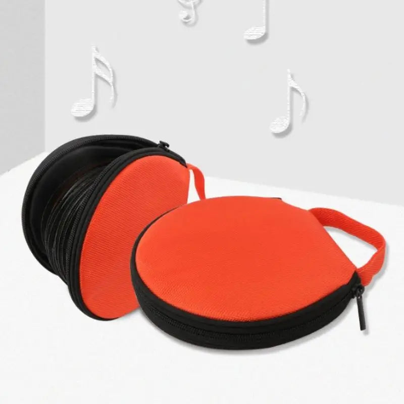 Round Oxford Cloth Portable Zippered Storage Case Organizer Portable Storage Case Babs