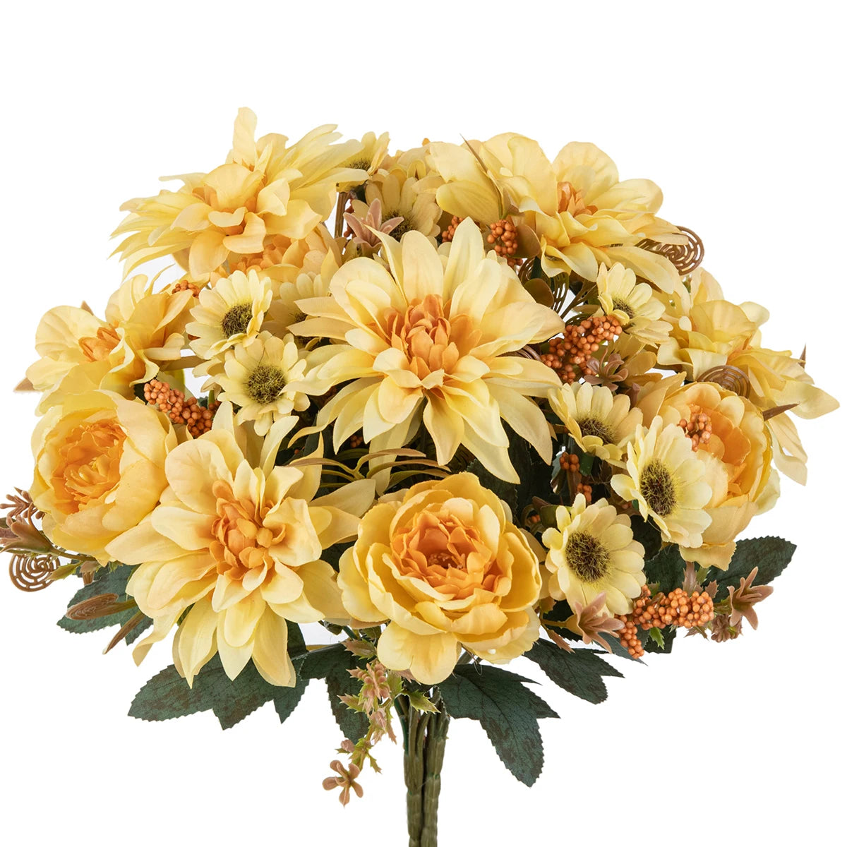Silk Dahlia Rose Artificial Flowers – Wedding & Home Decor Artificial Silk Flowers Babs color 4 2 pcs