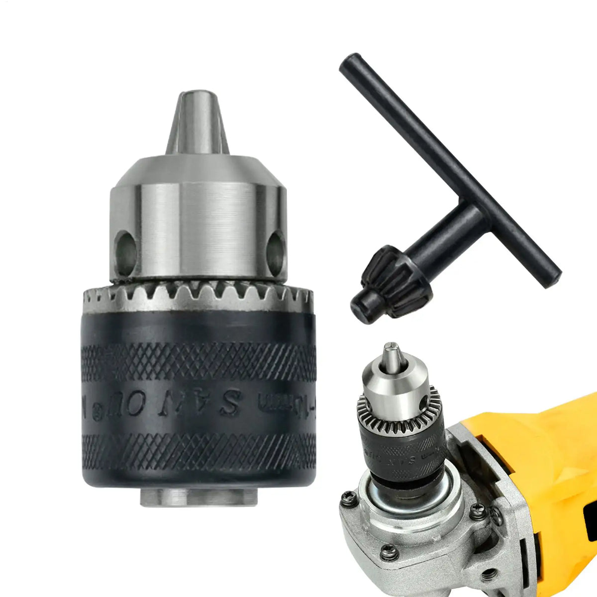 M10 Angle Grinder Drill Chuck Adapter – 10mm Converter Drill Chuck Adapter Babs