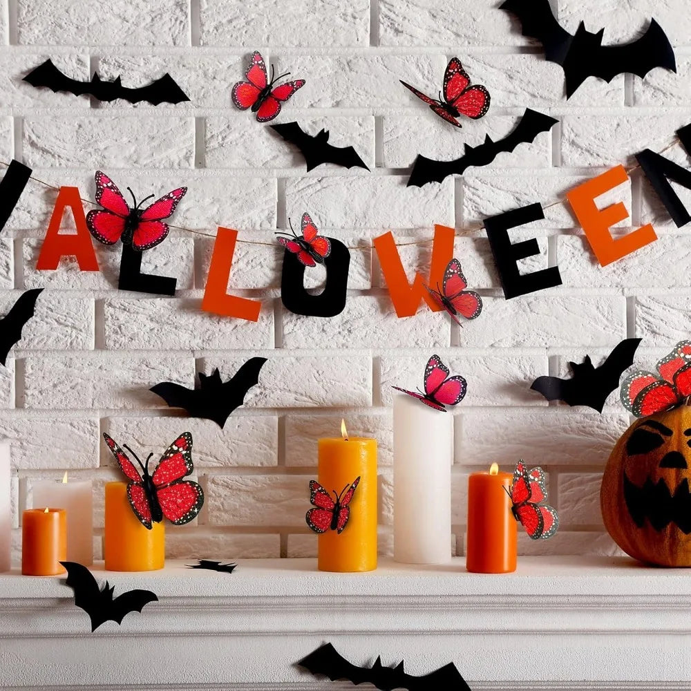 12Pcs 3D Butterfly Wall Stickers – Home & Wedding Décor 3D Wall Stickers Babs