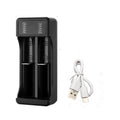 Universal 3.7V Smart Lithium Battery Charger – 18650 & 14500 Battery Charger Babs 2 Port