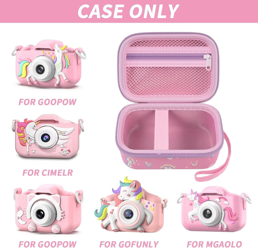 Kids Camera Case – Polyester Carrying Bag for Toy Cameras Kids Camera Bag Babs