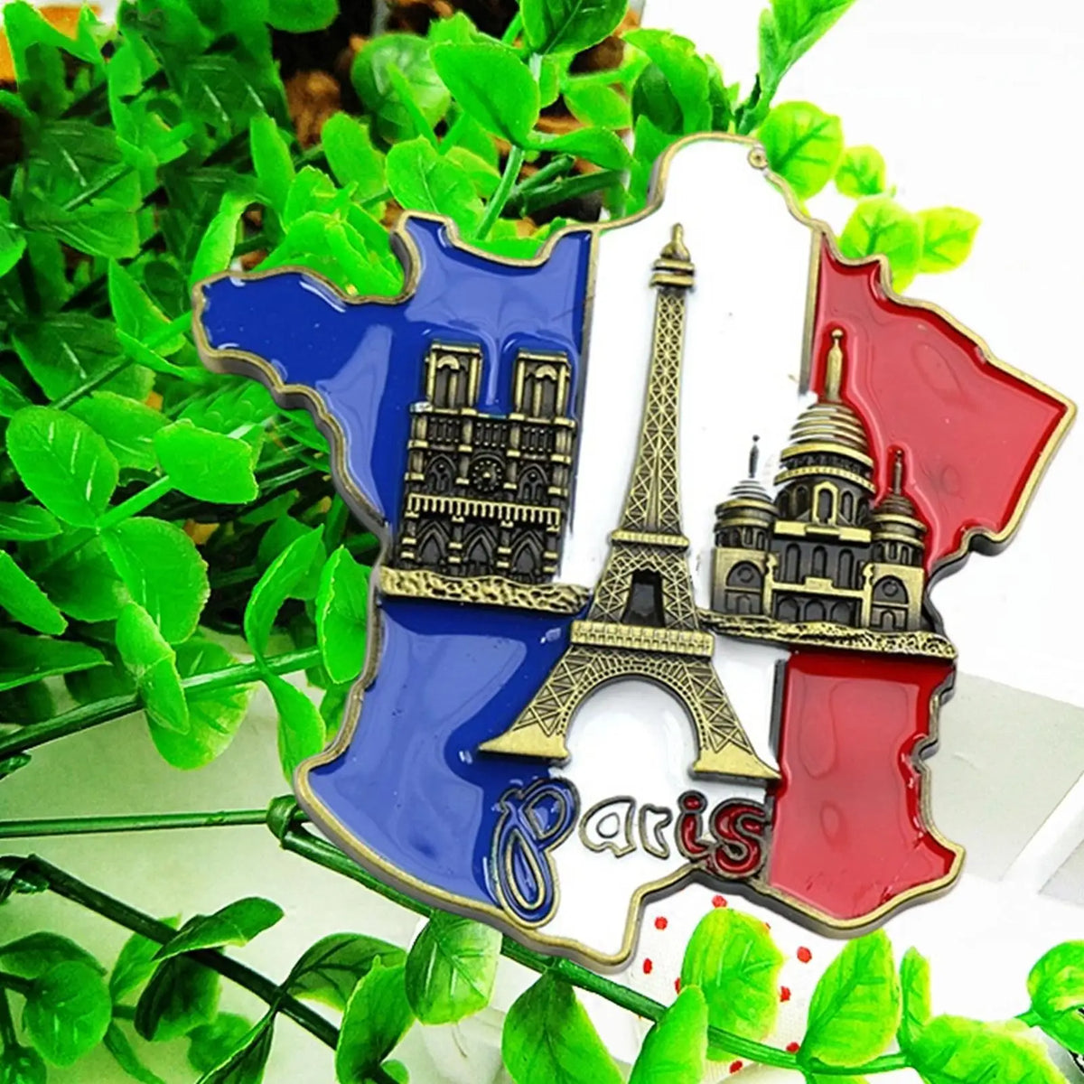 France Map Resin Fridge Magnet – Paris Travel Souvenir Decorative Fridge Magnet Babs
