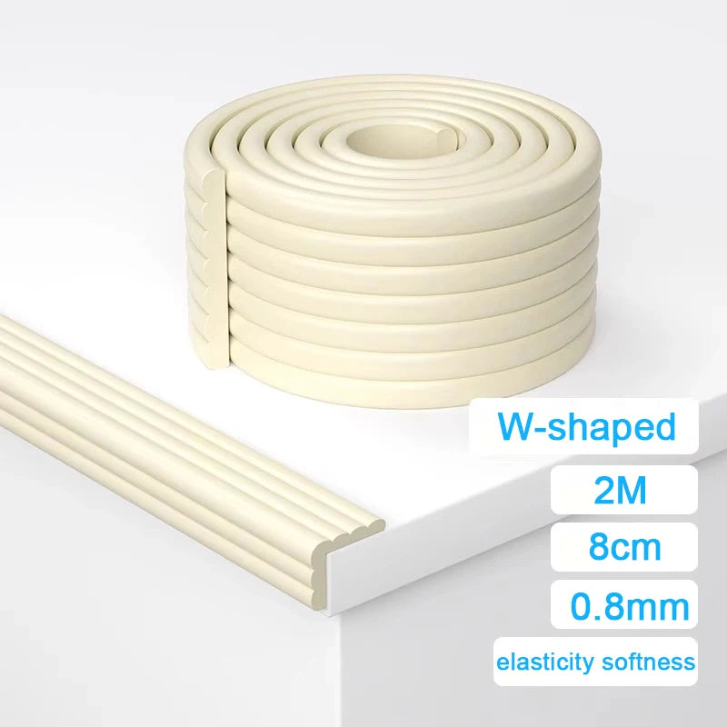 2M Baby Edge & Corner Guard Strip – NBR Cushion Protector Edge & Corner Guard Babs Beige