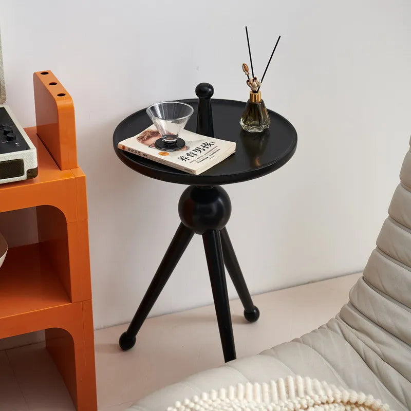 Solid Wood Round Coffee Table | Nordic Modern Living Room Round Coffee Table Babs