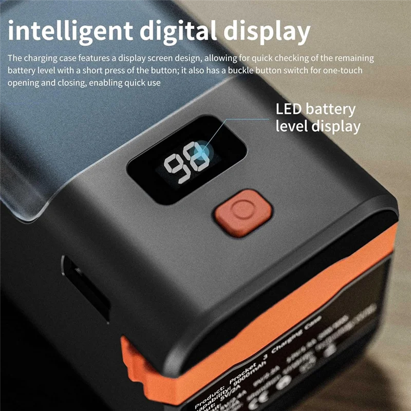 DJI Osmo Pocket 3 Charging Case 9000mAh 20W Fast Charge Camera Charging Case Babs
