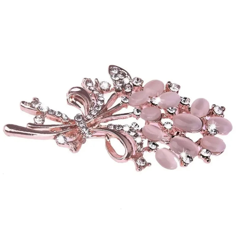 Women's Flower Brooch Pin – Zinc Alloy Fashion Jewelry Gift Fashion Brooch Pin Babs