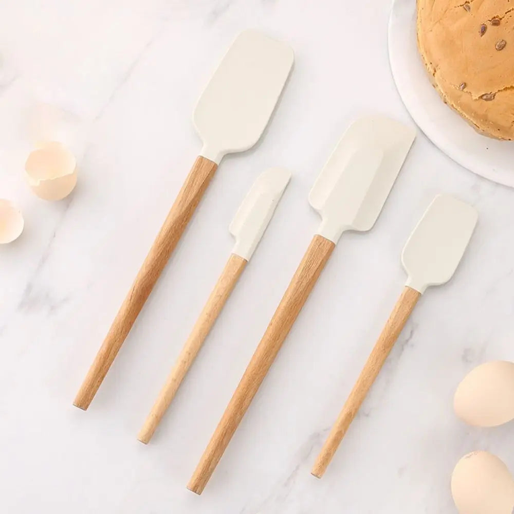 Silicone Baking Spatula – Heat-Resistant Long Handle Scraper Silicone Baking Spatula Babs