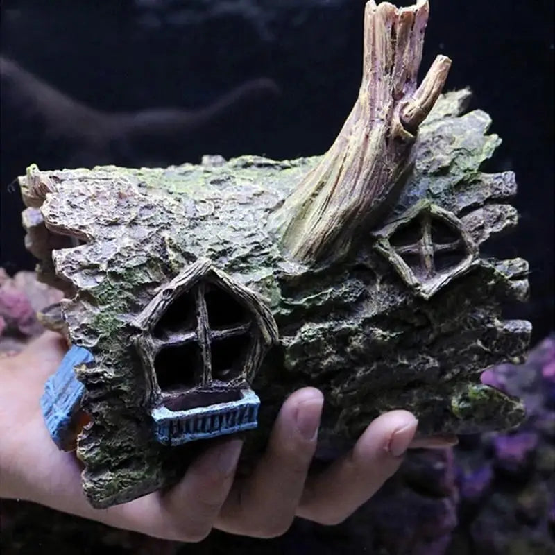 Resin Tree House Fish Tank Decoration | Aquarium Ornament Aquarium Ornament Babs