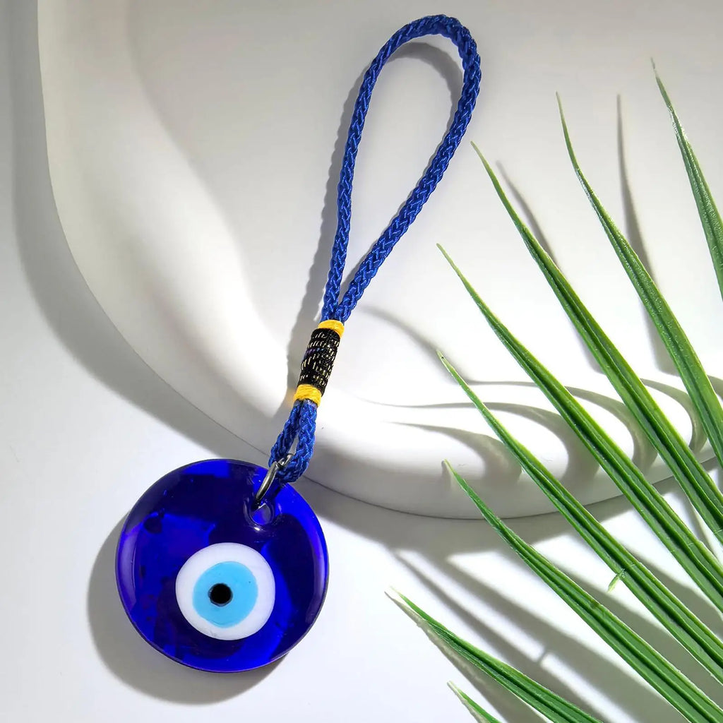 Resin Blue Eye Pendant – Wall Hanging, Keychain & Bag Charm Decorative Pendant Babs
