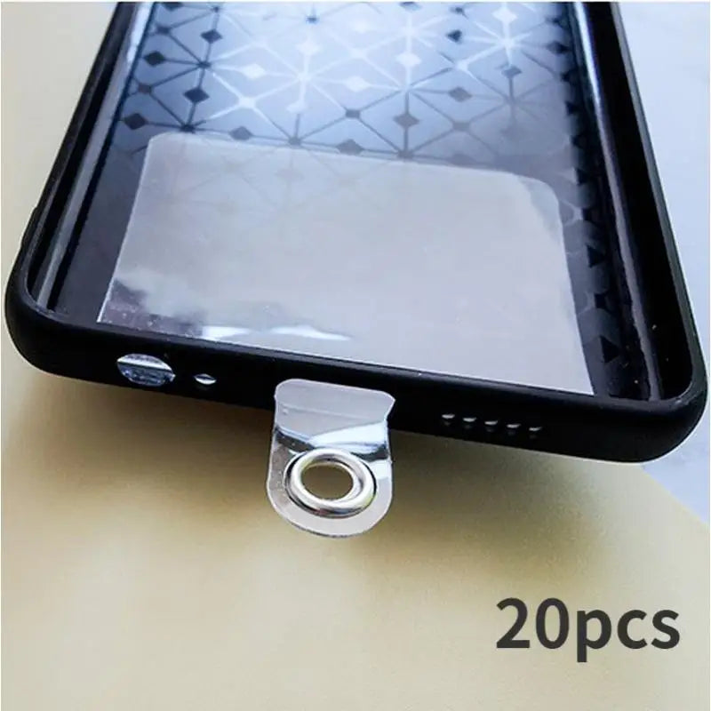 20pcs PVC Card Hooks for Phone Case Hanging Cord – Universal Fit Phone Case Accessory Babs 20pcs