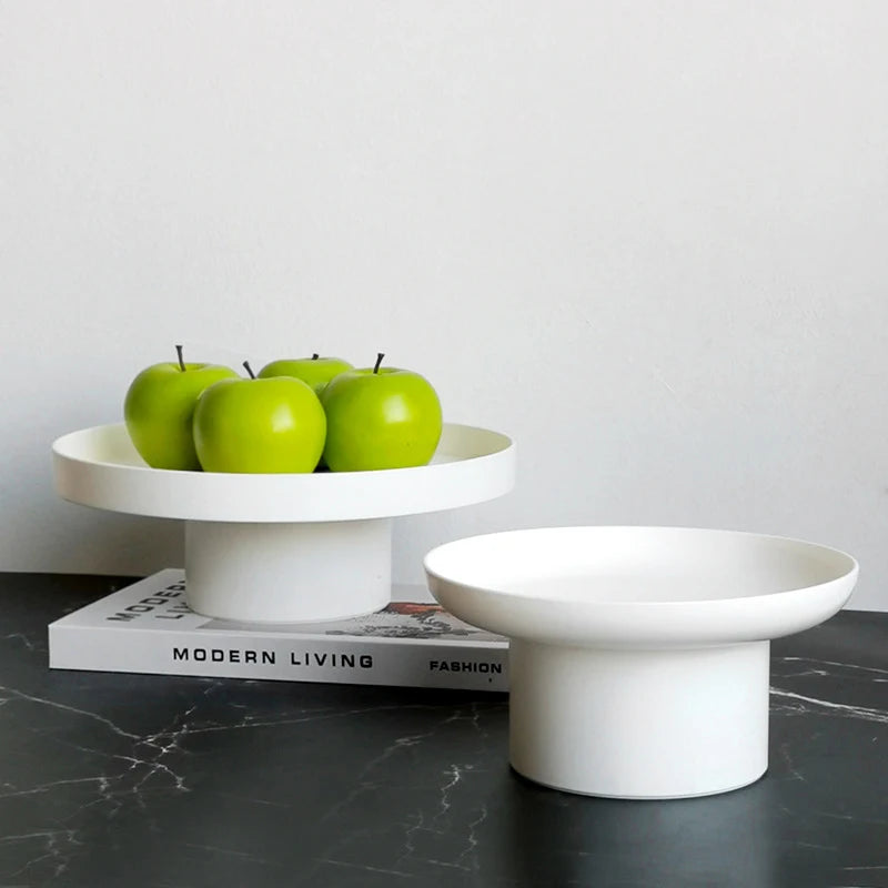 Modern Round Storage Tray – Desk, Jewelry & Kitchen Organizer Decorative Storage Tray Babs