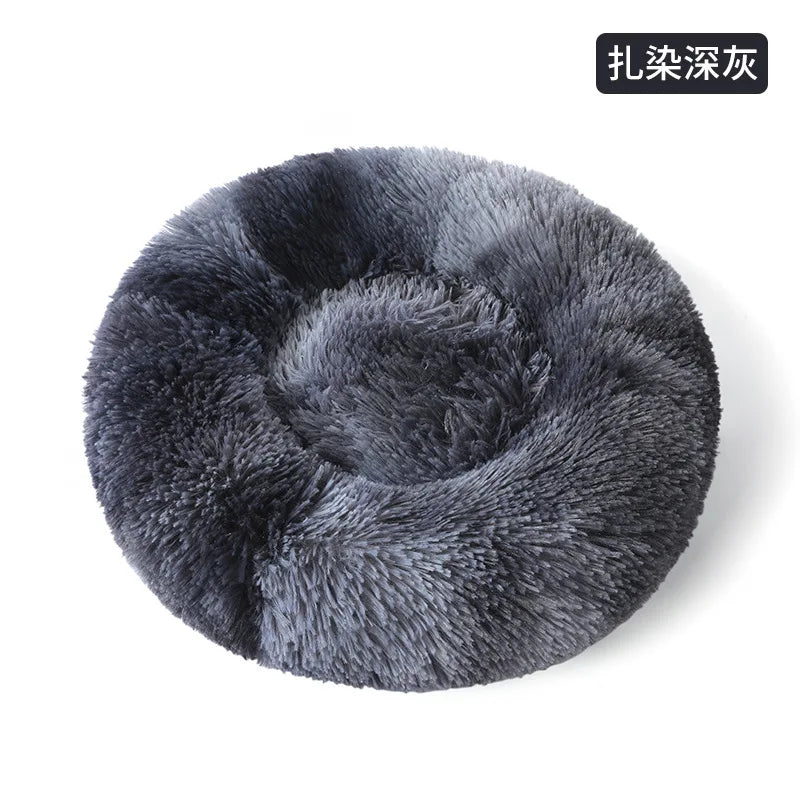 Long Plush Warm Pet Bed for Dogs & Cats – Soft Winter Mat Plush Pet Bed Babs GRAY 80cm