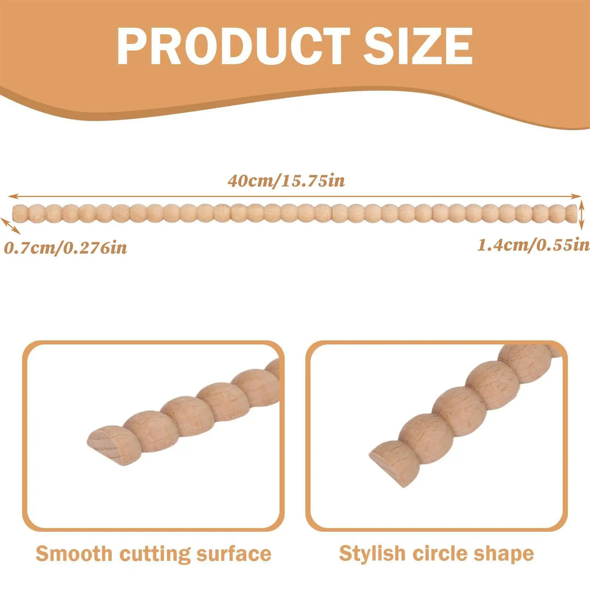 10-Piece Beech Wood Trim Strips – Decorative Furniture Molding Decorative Wood Trim Babs
