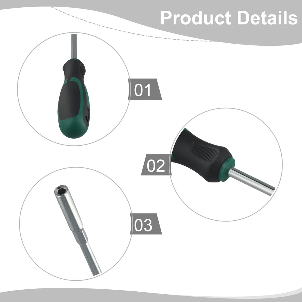 Hex Deep Socket Screwdriver Wrench 5–14mm | Nut Driver Tool Socket Nut Driver Babs