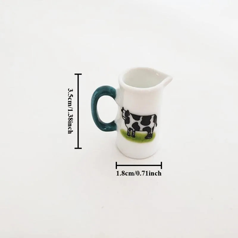 Miniature Ceramic Mug – Dollhouse & Fish Tank Décor Ornament Miniature Décor Ornament Babs