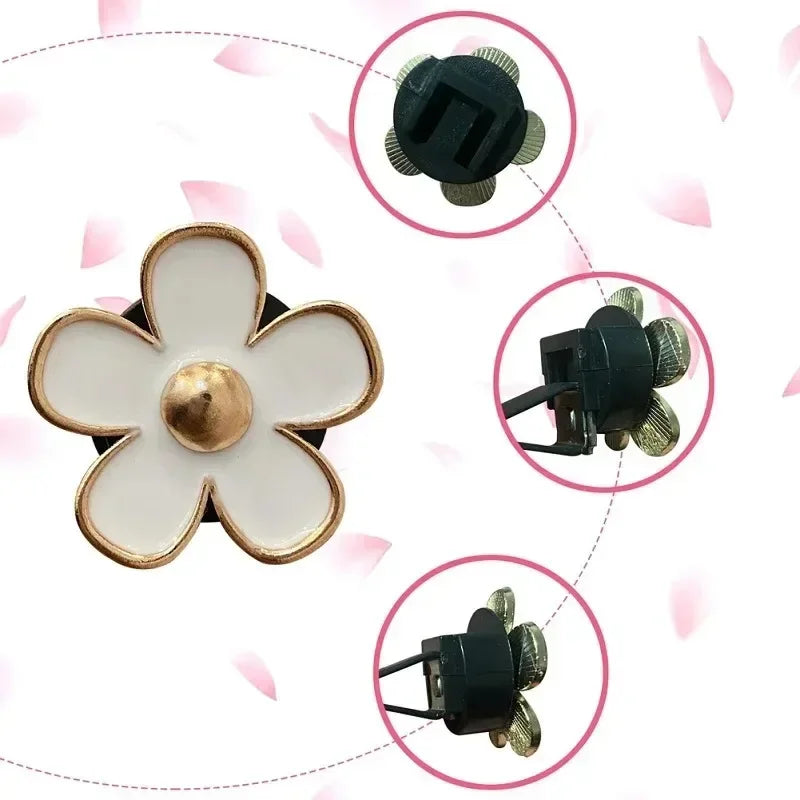 4-Pack Flower Car Vent Aromatherapy Clips | Car Air Freshener Car Vent Air Freshener Babs