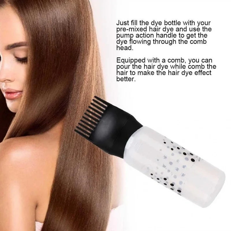 Refillable Hair Dye Applicator Brush Bottle – Salon Tool Hair Color Applicator Babs