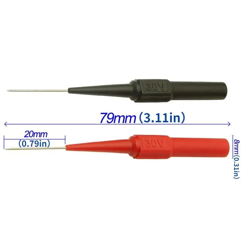 Insulation Piercing Needle Multimeter Test Probes | Banana Plug Multimeter Test Probes Babs