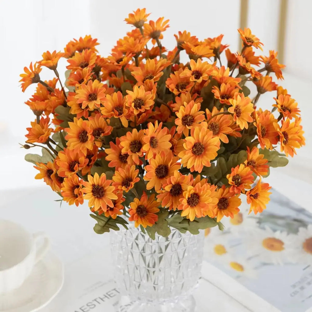Small Daisy Silk Artificial Flowers – Wedding & Home Décor Artificial Silk Flowers Babs