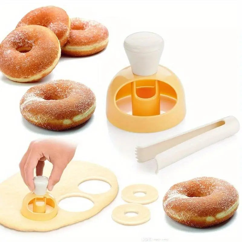 DIY Donut Mold Set – Plastic Cake & Bread Baking Tools (2pcs) Donut Baking Mold Babs