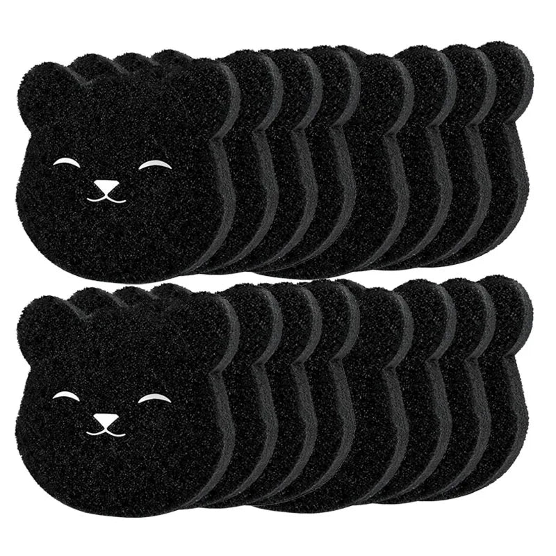 64pcs Bear Laundry Balls – Lint & Pet Hair Catcher Sponge Laundry Lint Remover Babs 16pcs