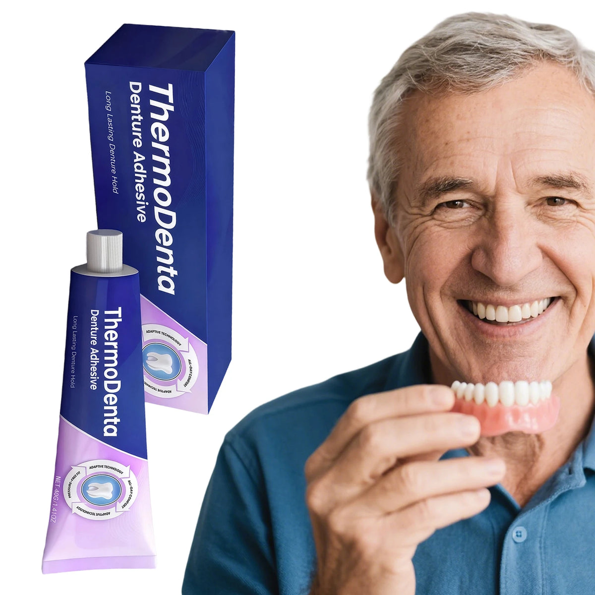 Thermoplastic Denture Adhesive Cushion & Silicone Reline Kit Denture Adhesive Kit Babs A