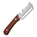 3-in-1 Stainless Steel Vegetable Peeler with Bottle Opener Vegetable Peeler Babs Brown