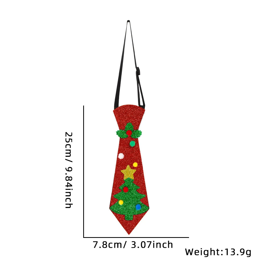 12pcs Kids Christmas Neckties – Santa & Snowman Holiday Ties Kids Holiday Neckties Babs 2