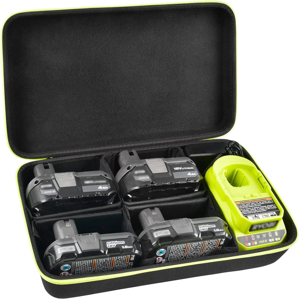 Ryobi ONE+ 18V Battery Storage Case – Carrying Bag & Organizer Battery Storage Case Babs