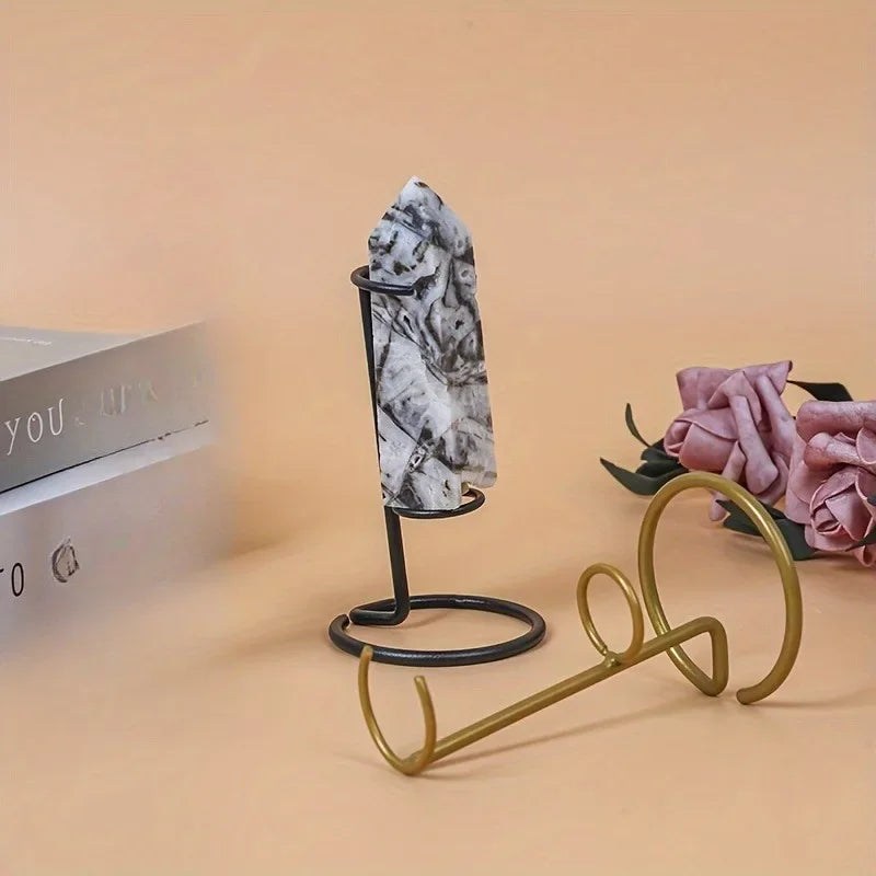 Crystal Column Pedestal Stand – Boho Energy Stone Base Holder Crystal Display Stand Babs