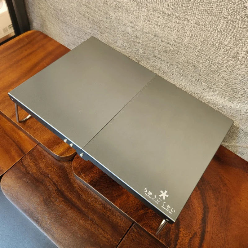 Oeny Portable Folding Coffee Table | Modern Aluminum Design Folding Coffee Table Babs