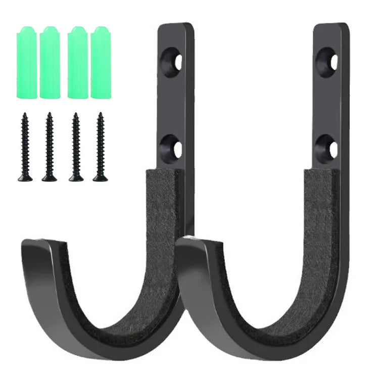 2-Pack Stainless Steel Fishing Rod Wall Mount Rack Holder Fishing Rod Rack Babs