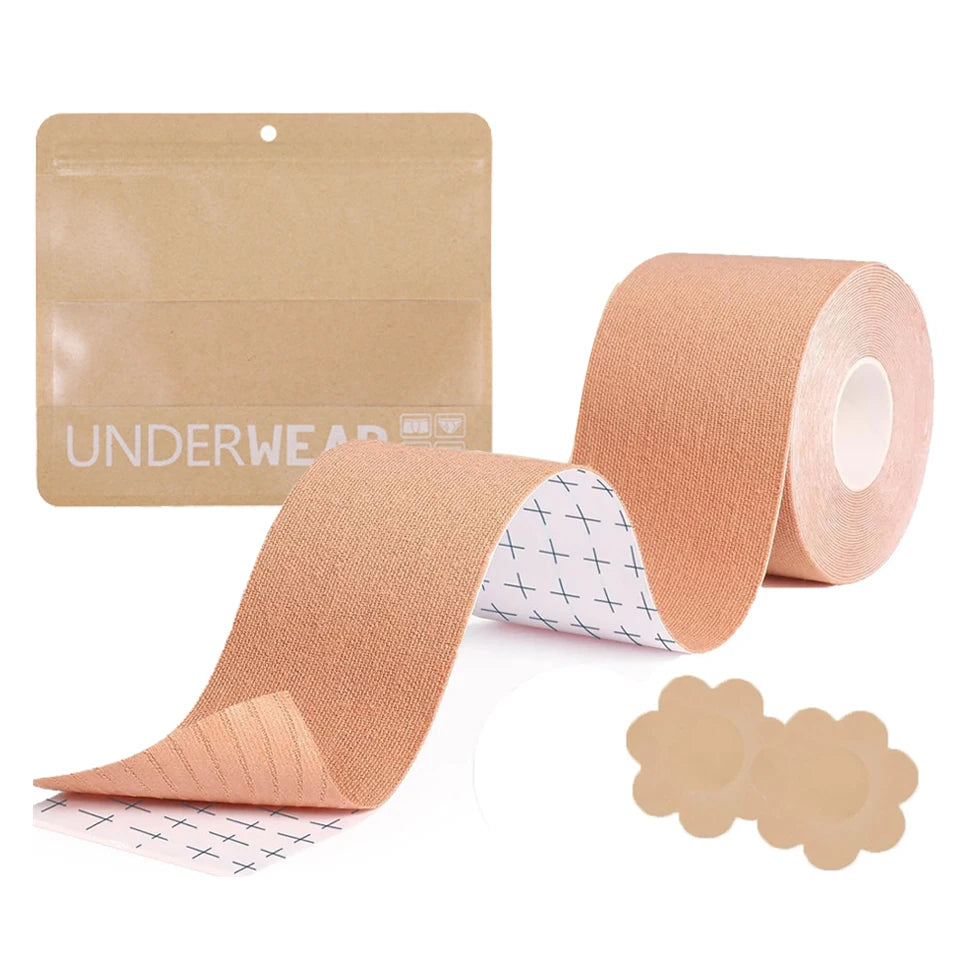 Boob Tape Kit with Nipple Covers – Breast Lift A-G Cup Breast Lift Tape Kit Babs