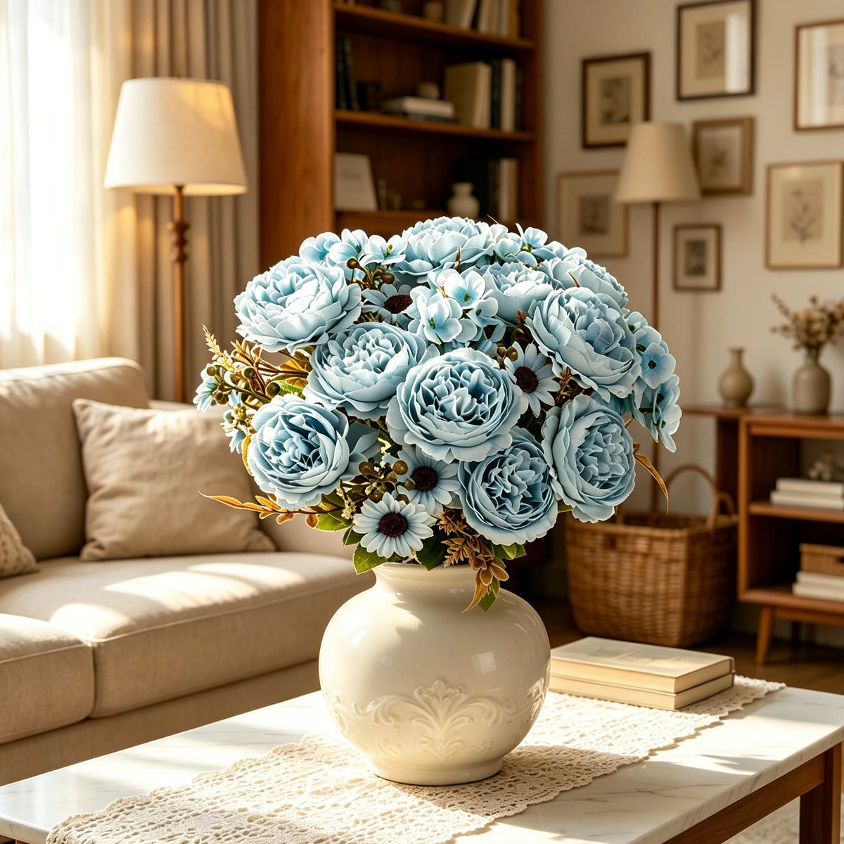 Silk Persian Peony Artificial Flowers for Wedding & Home Decor Artificial Silk Flowers Babs