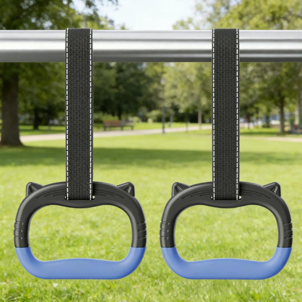 Kids Gymnastic Rings Set – Adjustable Home Fitness Training Kids Gymnastics Rings Babs