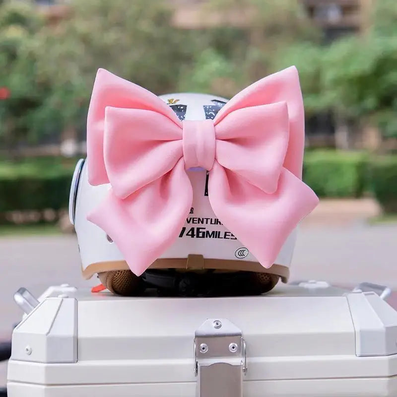 Cute Bow Helmet Decoration for Women – Motorcycle & Bike Accessory Helmet Decoration Babs
