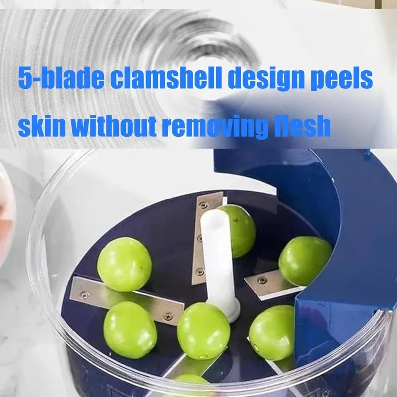 Electric Automatic Fruit & Garlic Peeler – USB Rechargeable Electric Fruit Peeler Babs