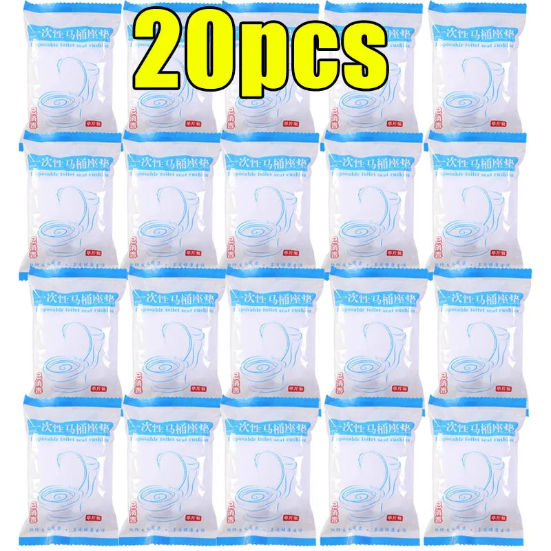 Disposable Toilet Seat Covers – Waterproof, Travel-Ready Multi-Pack Disposable Seat Cover Babs 20pcs