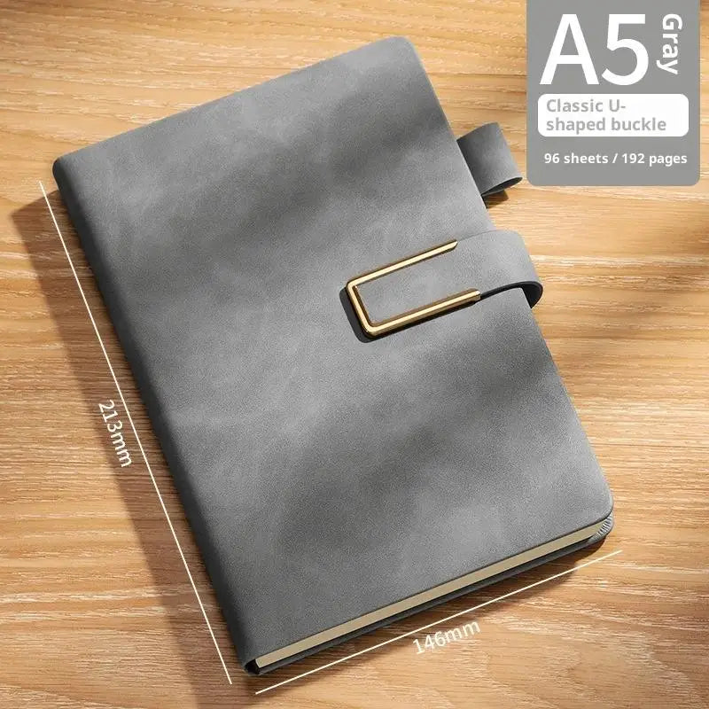Vintage A5 Soft Leather Notebook – Business & College Journal Leather Notebook Babs A21