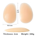 Silicone Adhesive Butt Lift Pads – Non-Slip Buttock Enhancer Buttock Enhancer Pads Babs Beige 300G As Picture