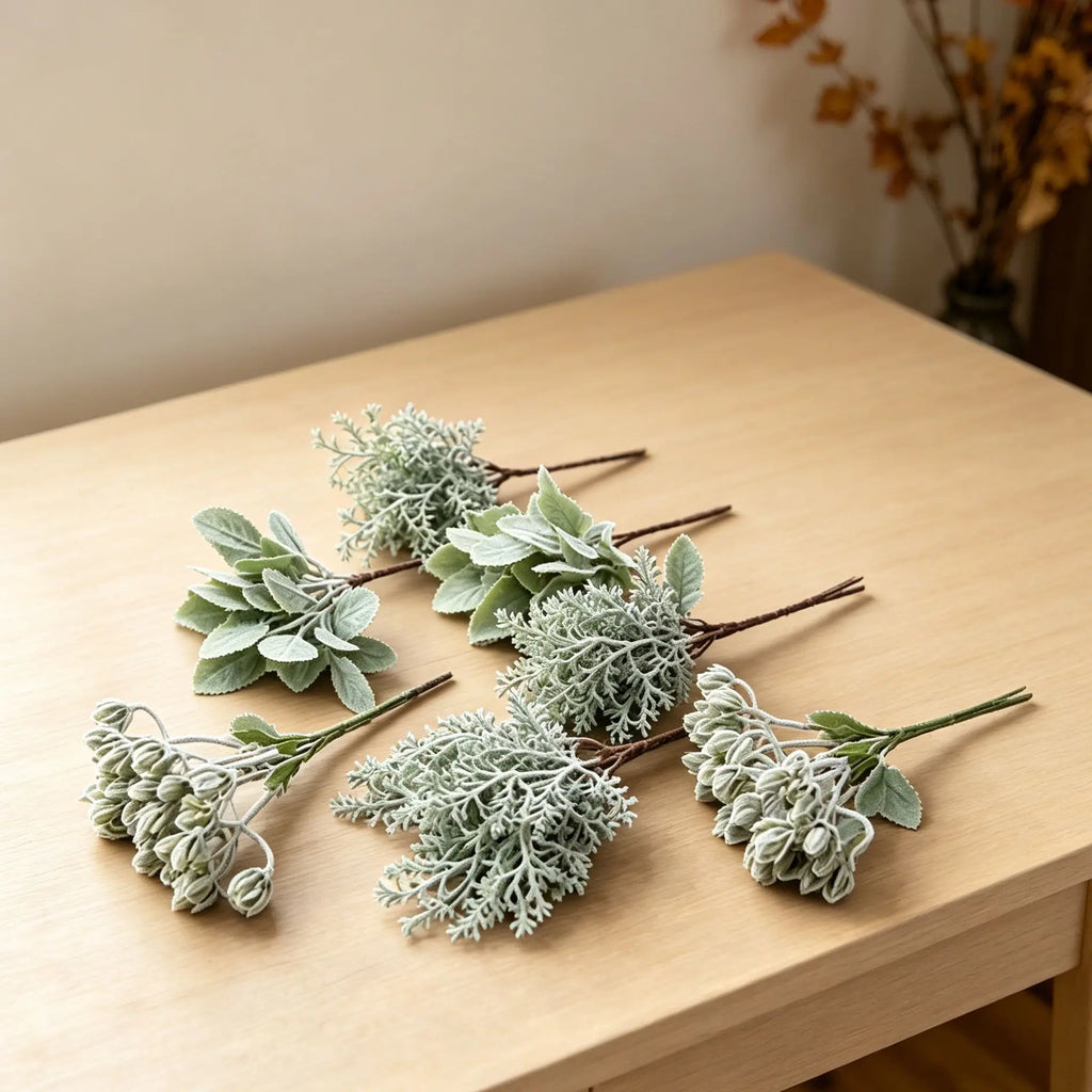 Artificial Autumn Flower Picks – Plastic Tree DIY Wreath Decor Artificial Flower Picks Babs