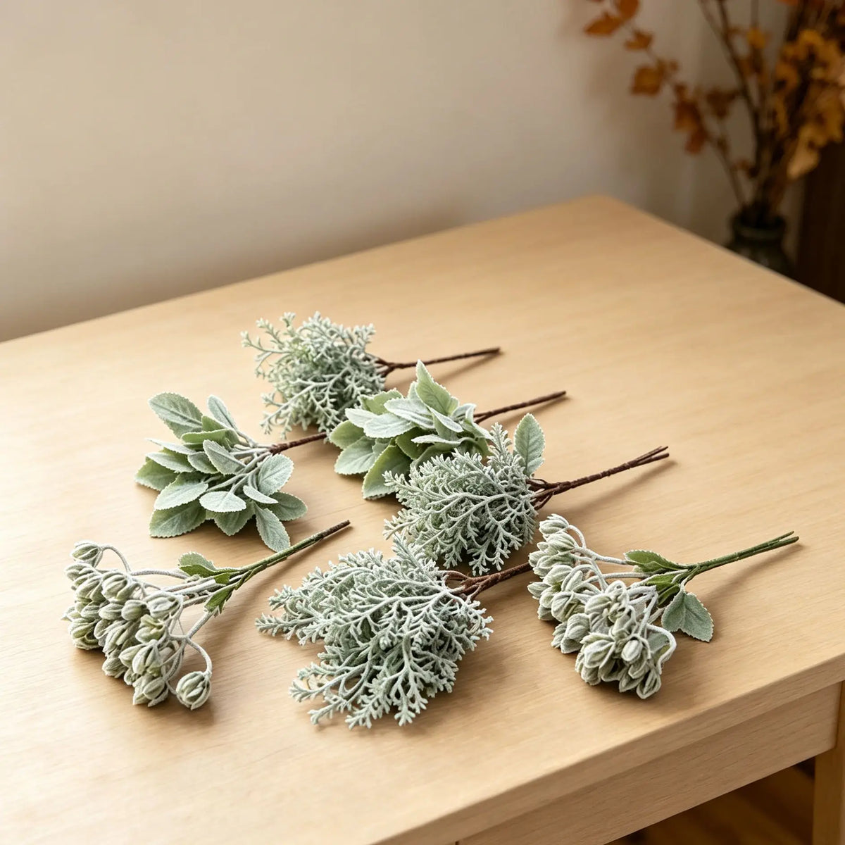 Artificial Autumn Flower Picks – Plastic Tree DIY Wreath Decor Artificial Flower Picks Babs