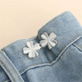 Adjustable Jeans Button Clips – No-Sew Waist Tightener Pair Clothing Button Clips Babs F3