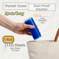 Disposable Travel Isolation Film Set – Waterproof, 2 pcs/bag Disposable Hygiene Film Babs Blue